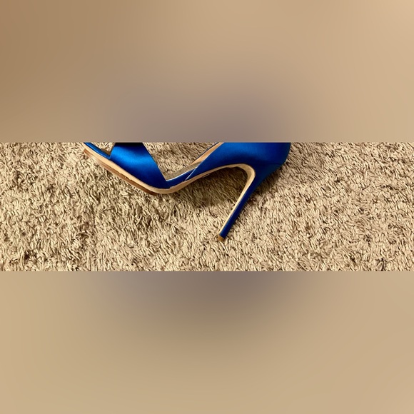 Badgley Mischka Blossom Blue Heels sz11 - Picture 4 of 9